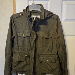 American Rag Olive Green Zip-Up Jacket